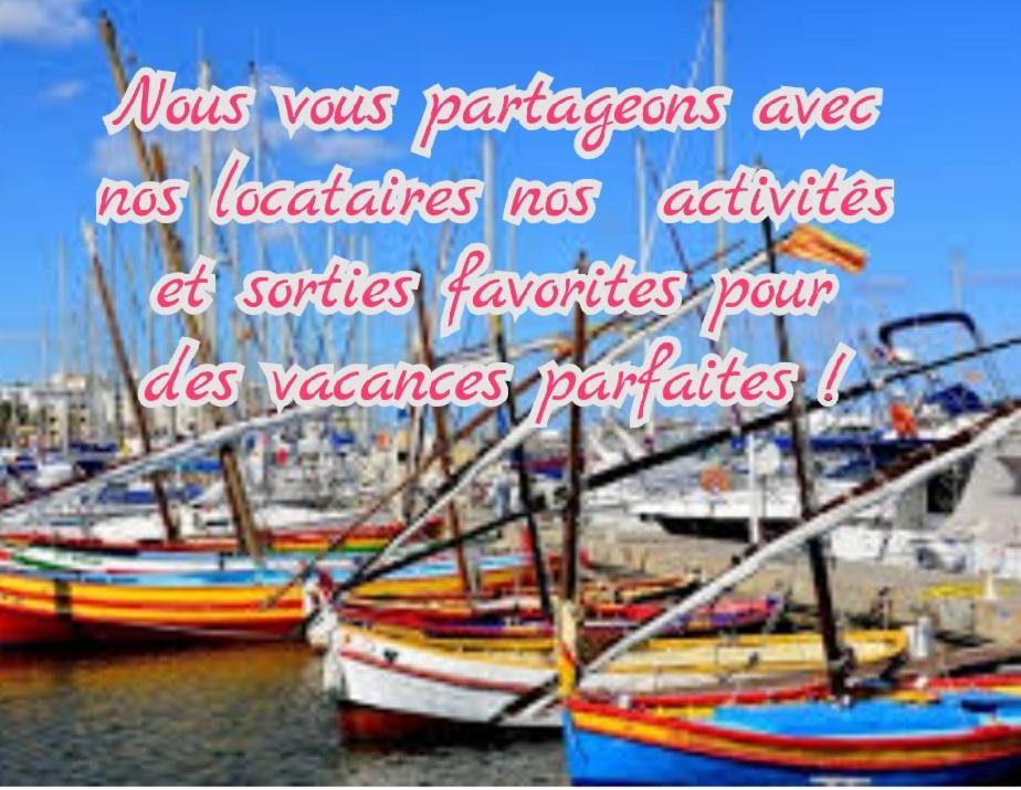 Escale Au Sud, Un Appart Les Pieds Dans L Eau :) Le Barcarès Exterior foto